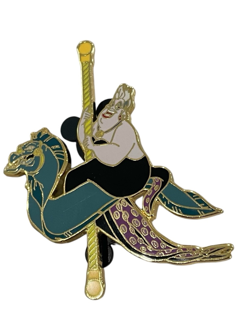 Disney Pin Ursula Carousel Merry Go Round Horse LE 1000
